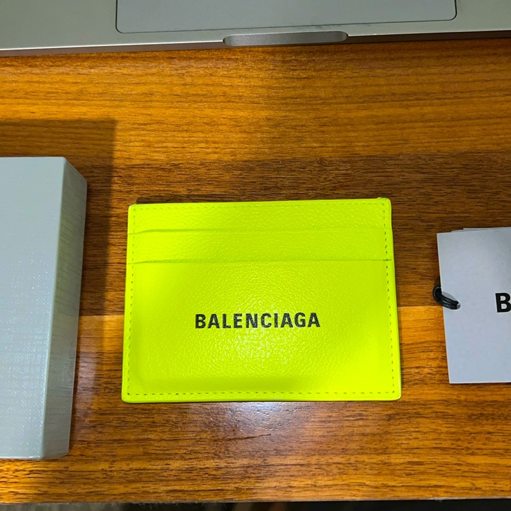 Balenciaga cash card holder.